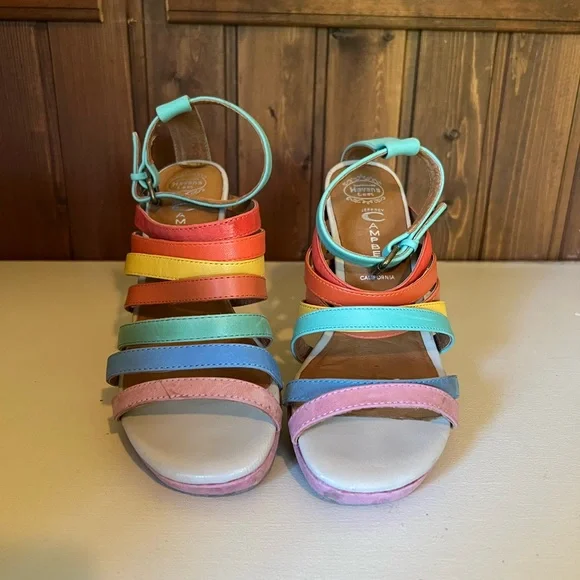 Jeffrey Campbell Multicolor Strappy Heels - Picture 2 of 5
